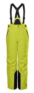 Killtec Winter Ski Trousers KSW 79 (waterproof, breathable, PFC-free, snow guard, edge protection) lime green children